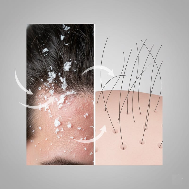 Can Dandruff Cause Hair Loss? The Real Truth Most People Never Hear Can Dandruff Cause Hair Loss 1 1